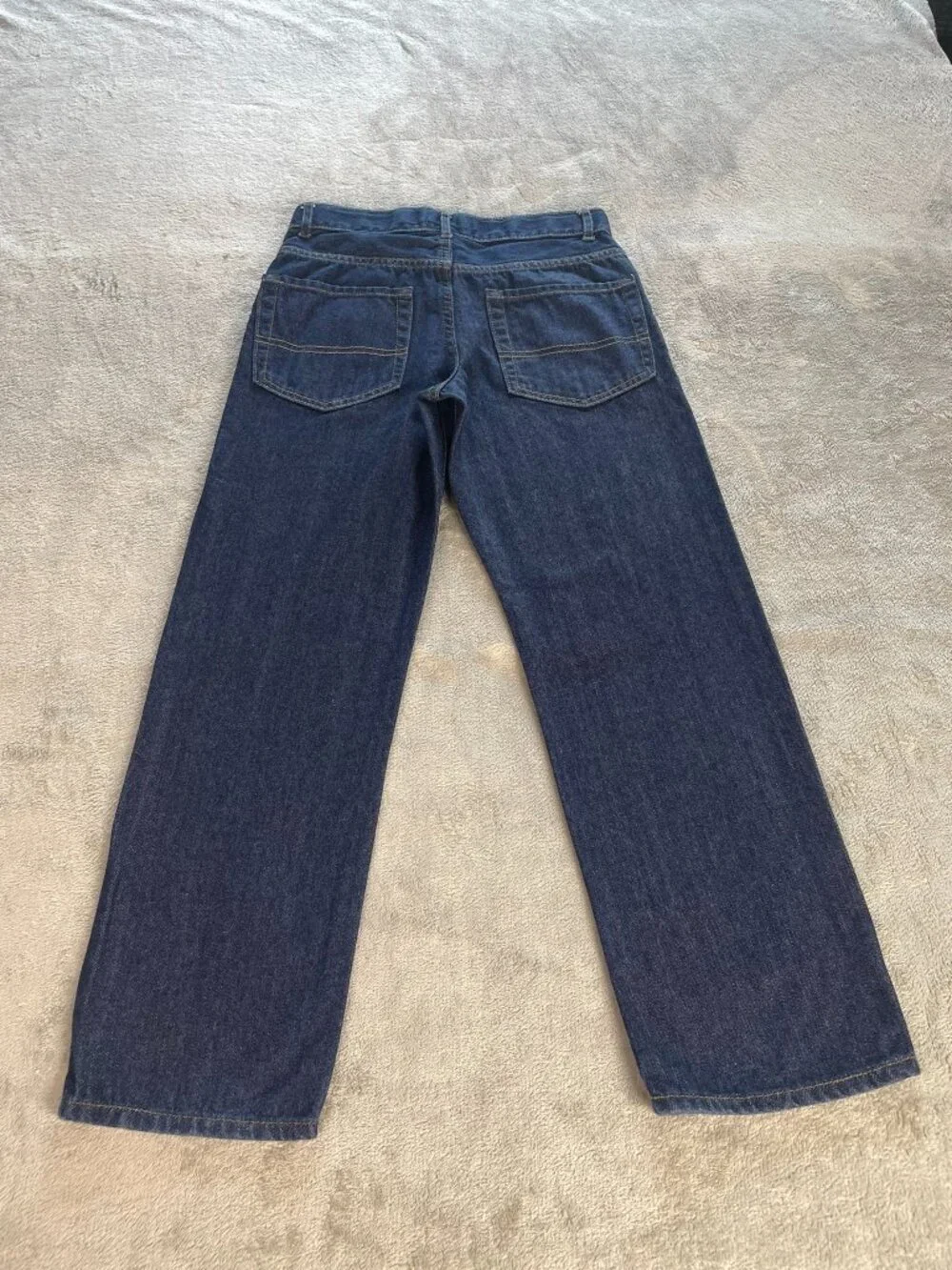 The Children's Place Boys Size 10 Ample Loose Fit Dark Wash Jeans